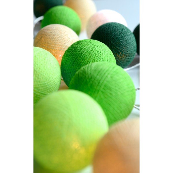 Wasabi fényfüzér, 20 db gömbbel - Irislights-image-3