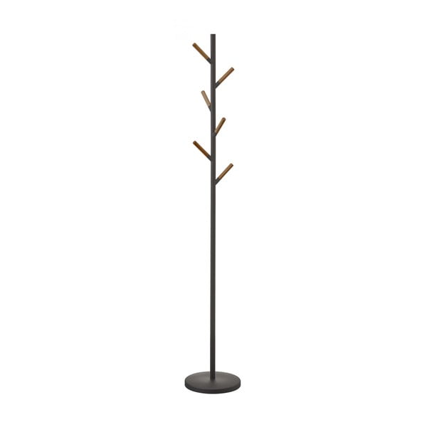 Plain Pole Hanger fekete állófogas bükkfa részletekkel - YAMAZAKI