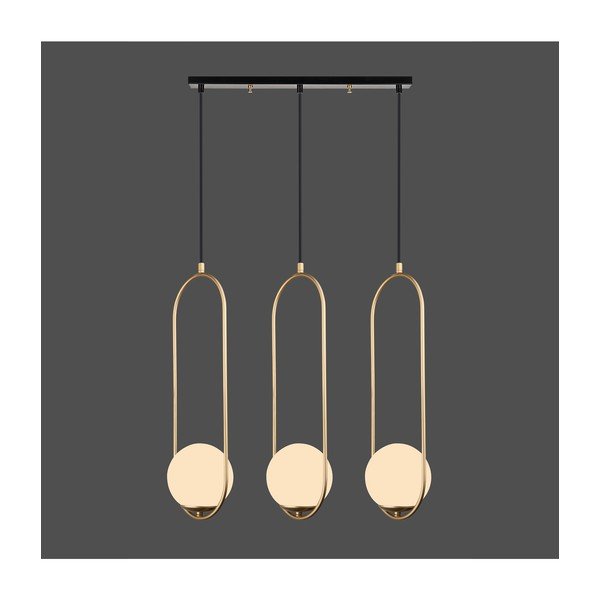 Arch aranyszínű függőlámpa, magasság 146 cm - Squid Lighting-image-1