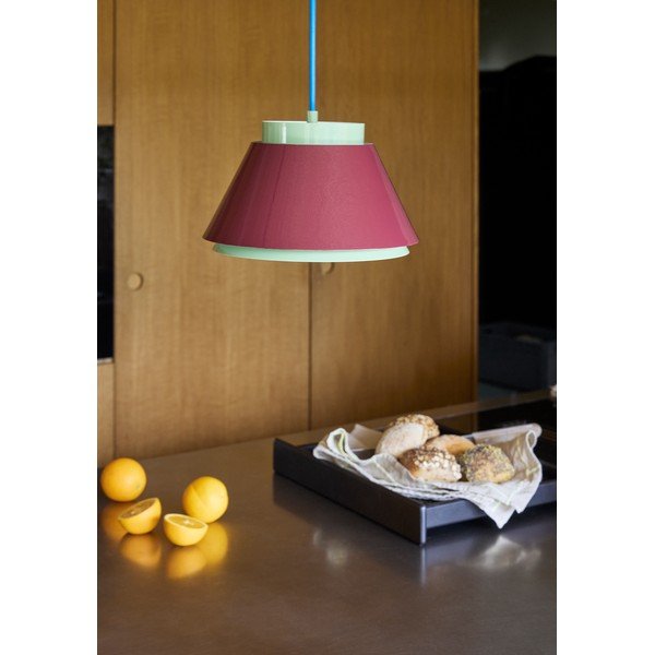 Piros-zöld fém függőlámpa ø 25 cm Remi – Hübsch-image-1