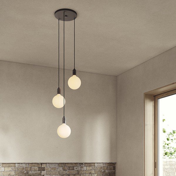 Sötétszürke dimmelhető függőlámpa ø 25 cm Triple Pendant – tala-image-1