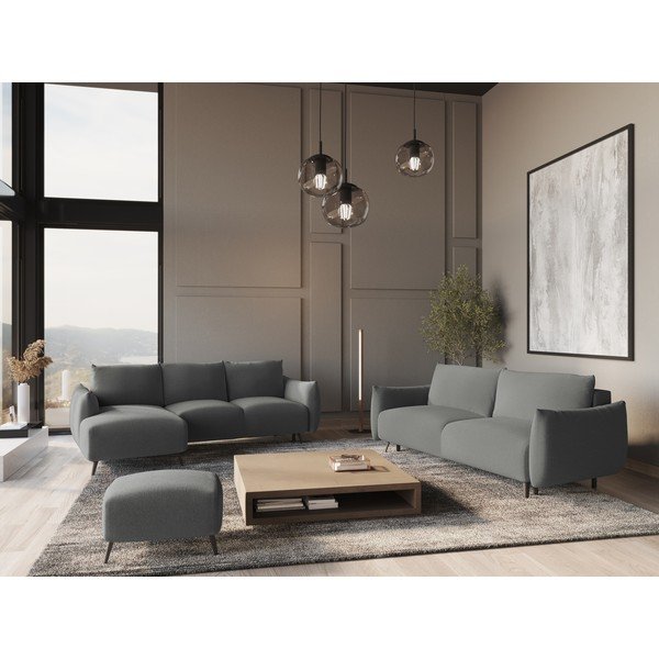 Világosszürke sarokkanapé (bal oldali) Malie – Makamii-image-1