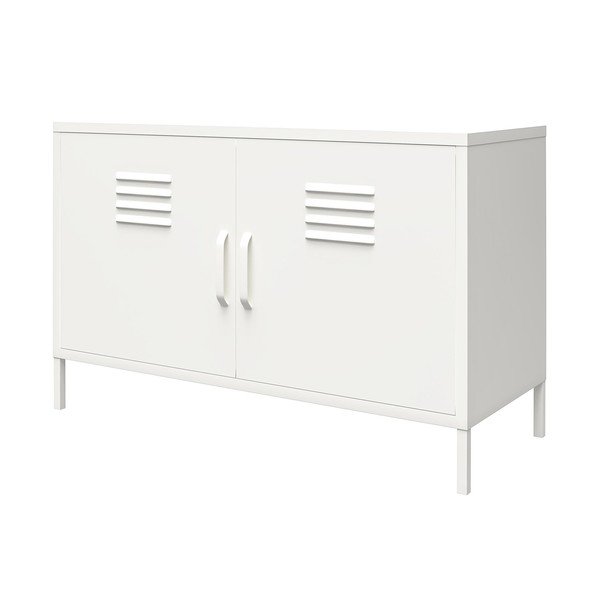 Fehér fém szekrény 100x64 cm Mission District - Støraa-image-3