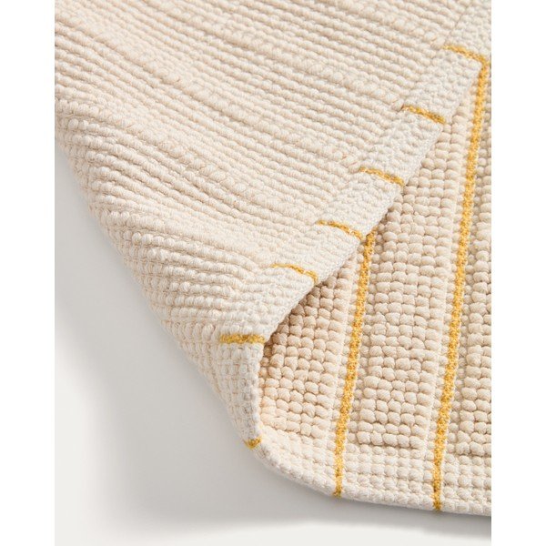 Sárga-bézs textil fürdőszobai kilépő 50x80 cm Merade – Kave Home-image-2