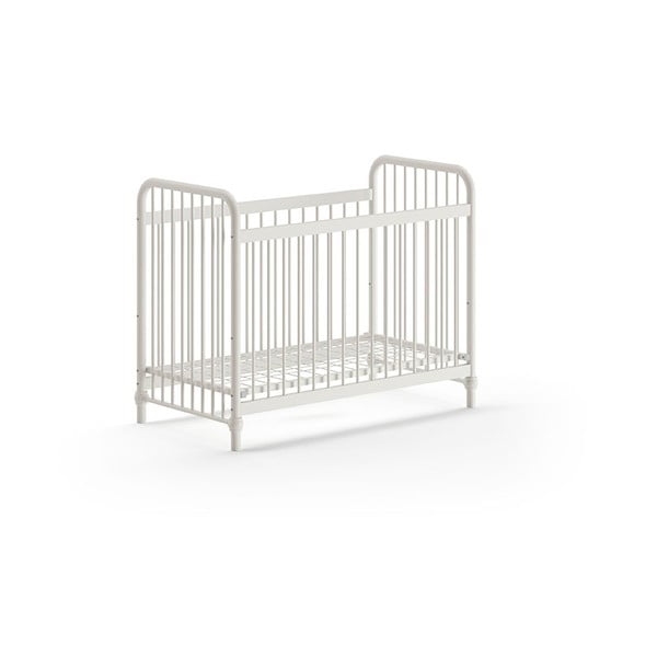 Fehér fém babaágy 60x120 cm BRONXX – Vipack-image-2