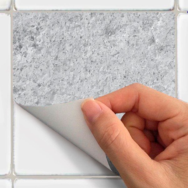 Cement Tiles Stickers With Stones Effect 24 db falmatrica, 10 x 10 cm - Ambiance-image-2