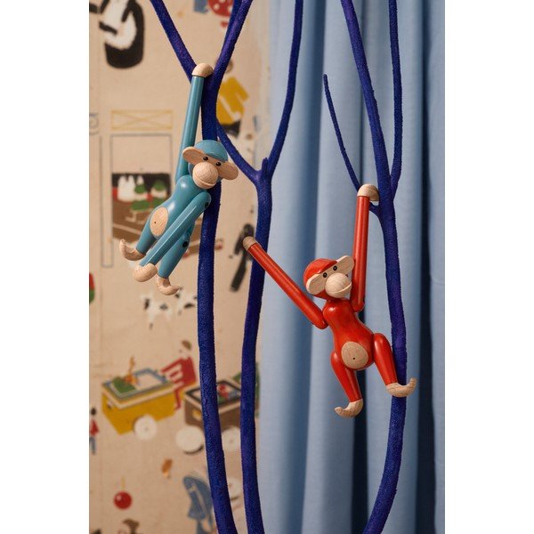 Tömörfa szobor (magasság 9,5 cm) Monkey Mini – Kay Bojesen Denmark-image-1