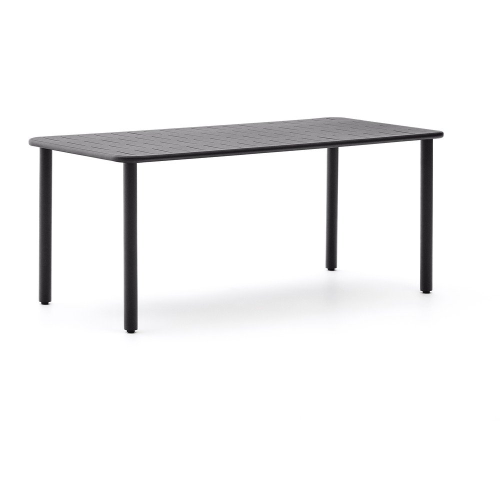 Acél kerti étkezőasztal 90x180 cm Brai  Kave Home
