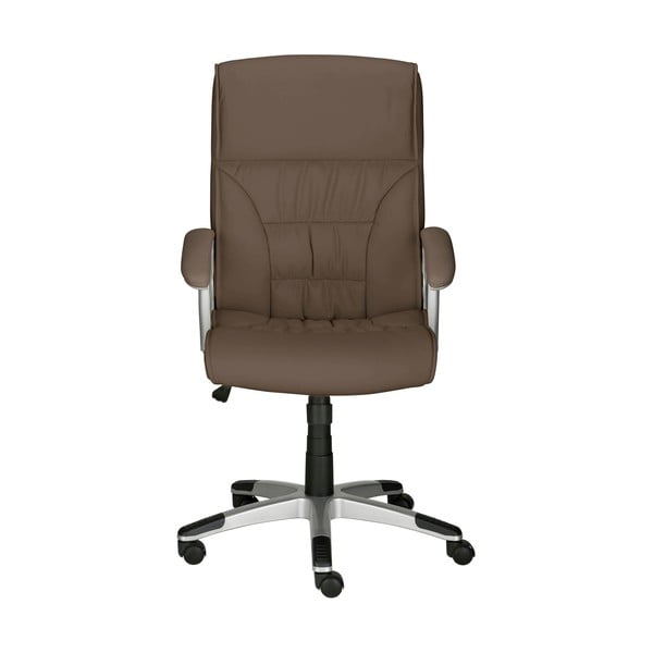 Barna bőrutánzat irodai szék Flori – Støraa-image-1