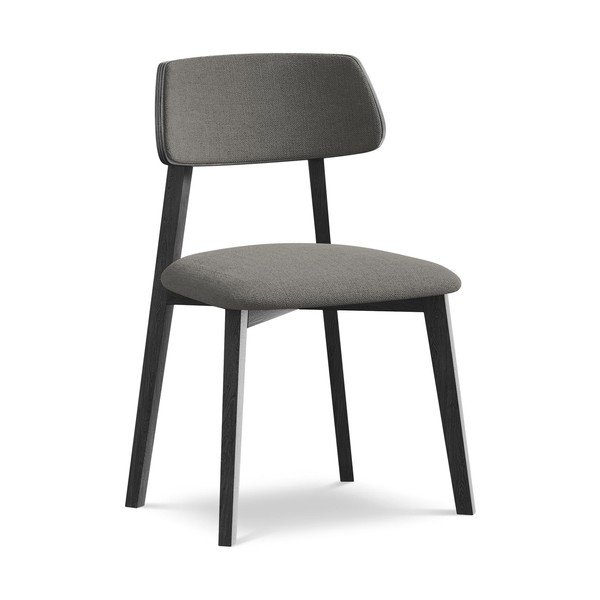 Szürke tömörfa étkezőszék Niu – Makamii