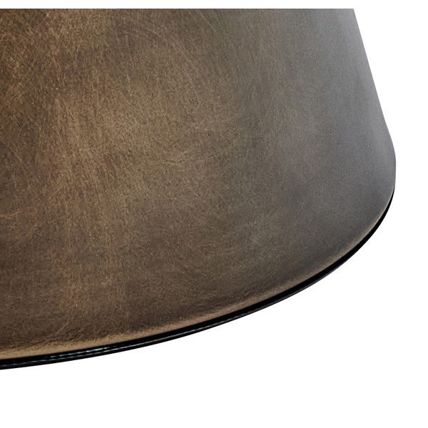 Barna acél kerek dohányzóasztal ø 70 cm Dunsley – Actona-image-2