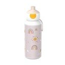 Bézs műanyag gyerek ivópalack 400 ml Sunshine & Rainbow – Mepal