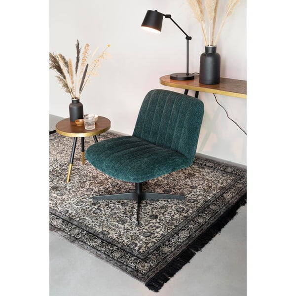 Fekete asztali lámpa fém búrával (magasság 60 cm) Hajo – White Label-image-4