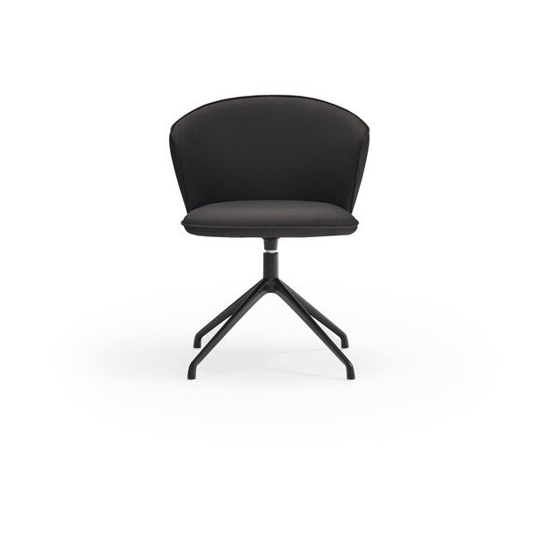 Fekete kárpitozott étkezőfotel szett 2 db-os Add – Teulat-image-1