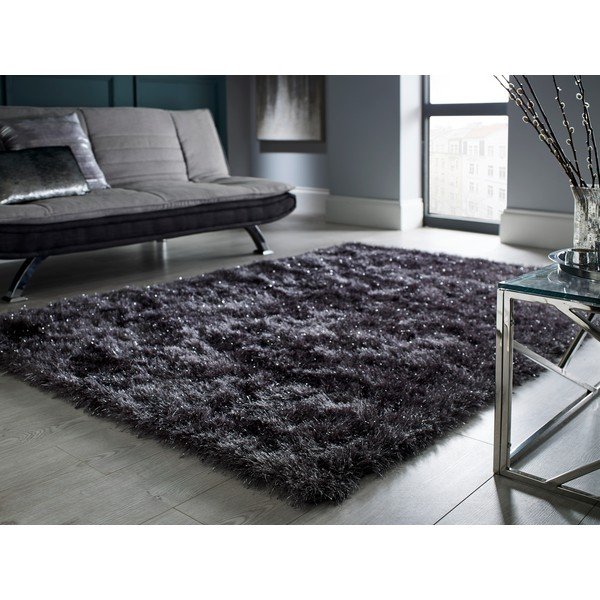 Dazzle Charcoal sötétszürke szőnyeg, 160 x 230 cm - Flair Rugs-image-1