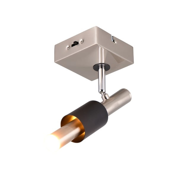 Fekete-ezüstszínű LED spotlámpa 20,5x10 cm Ikaris – Trio Select-image-3