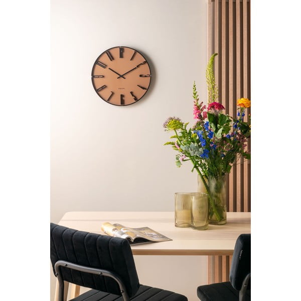 Wave világosbarna üveg váza, magasság 27 cm - PT LIVING-image-1