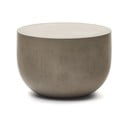 Beton kerek kerti dohányzóasztal ø 60 cm Garbet – Kave Home