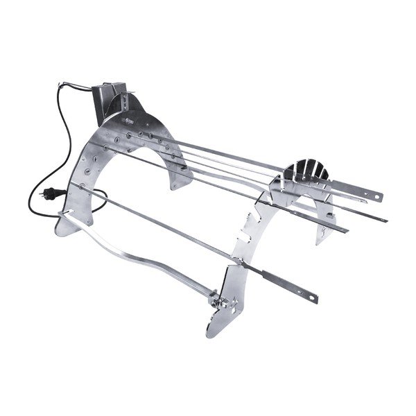 Krómozott acél grillező állvány Rotisserie Set – Remundi