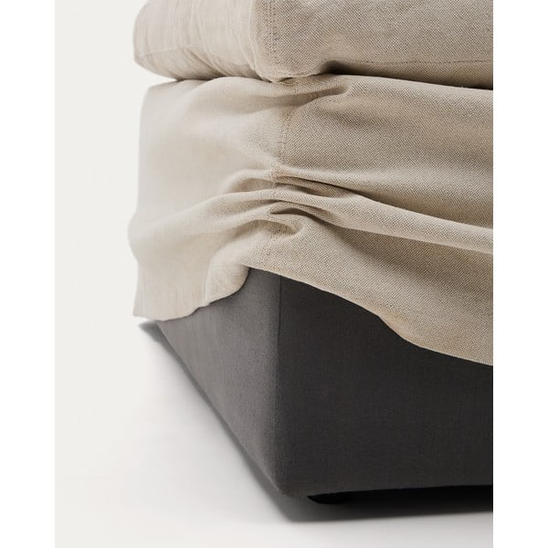 Bézs len lábtartó Zenira – Kave Home-image-4