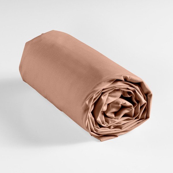 Lazacszínű gumis pamut lepedő 160x200 cm Lina – douceur d'intérieur-image-3