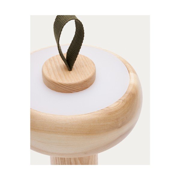 Natúr színű LED szabályozható asztali lámpa (magasság 30 cm) Luba – Kave Home-image-3