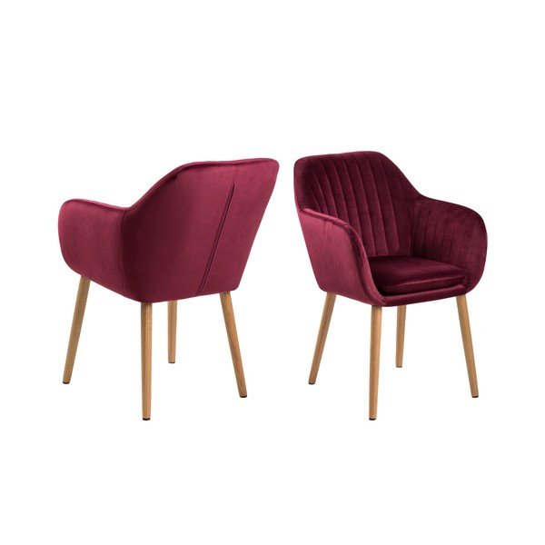 Emilia Vic borvörös étkezőszék - Actona-image-4