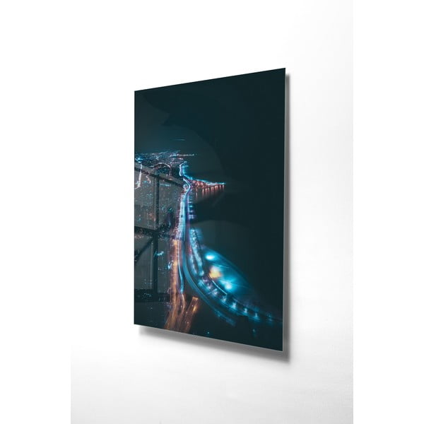 Üveg kép 50x70 cm Night Way – Wallity-image-3