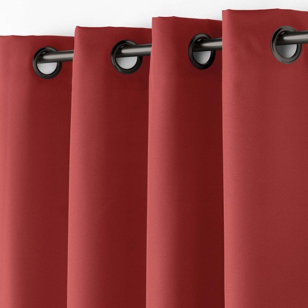 Piros függöny 140x180 cm Essentiel – douceur d'intérieur-image-2