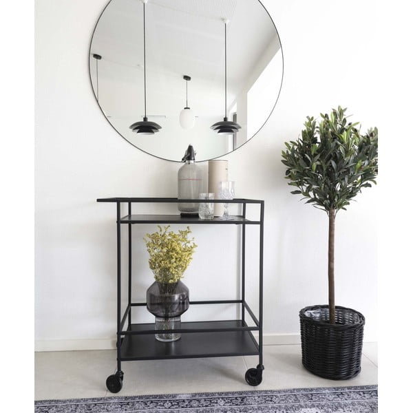 Vita fekete zsúrkocsi acél konstrukcióval - House Nordic-image-1