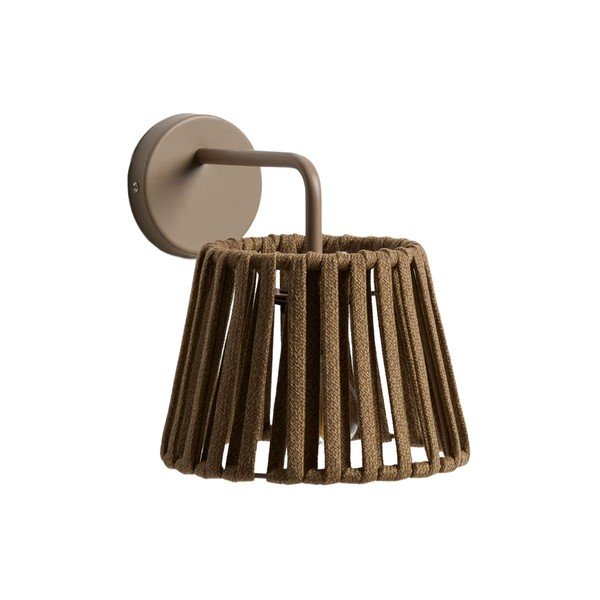 Napelemes LED fali kültéri lámpa (magasság 23 cm) Aldet – Kave Home