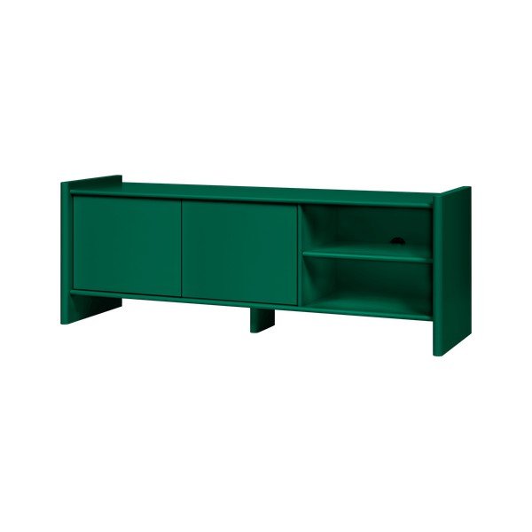 Zöld TV-állvány 160x58x48 cm Rali – noo.ma