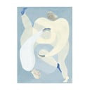 Poszter 50x70 cm Hold You - Blue – Sofia Lind – The Poster Club