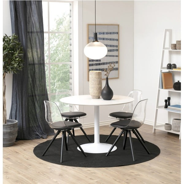 Ibiza fehér kerek étkezőasztal, ⌀ 110 cm - Actona-image-1