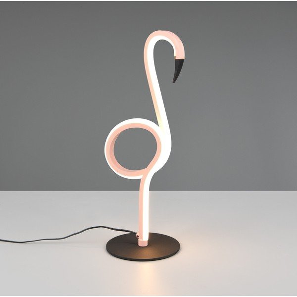 Rózsaszín LED asztali lámpa (magasság 35 cm) Ingo – Reality-image-1