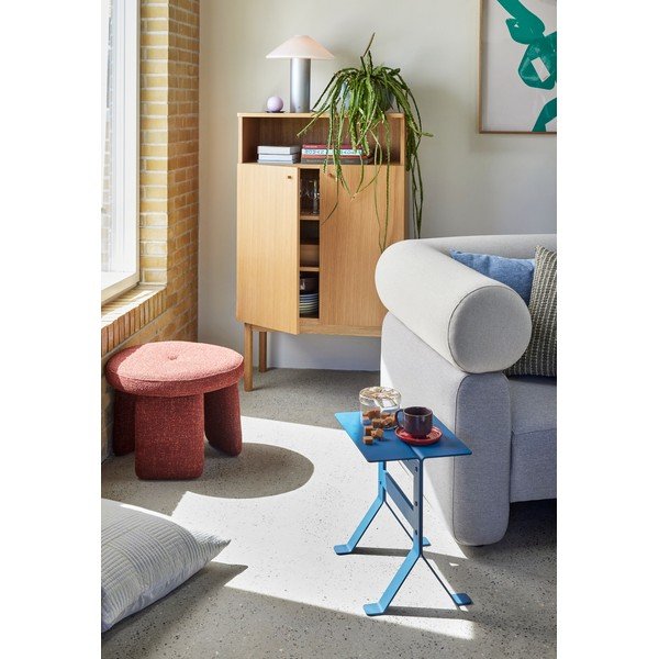 Natúr színű szekrény tölgyfa dekorral 80x135x42 cm Ulterior – Hübsch-image-1