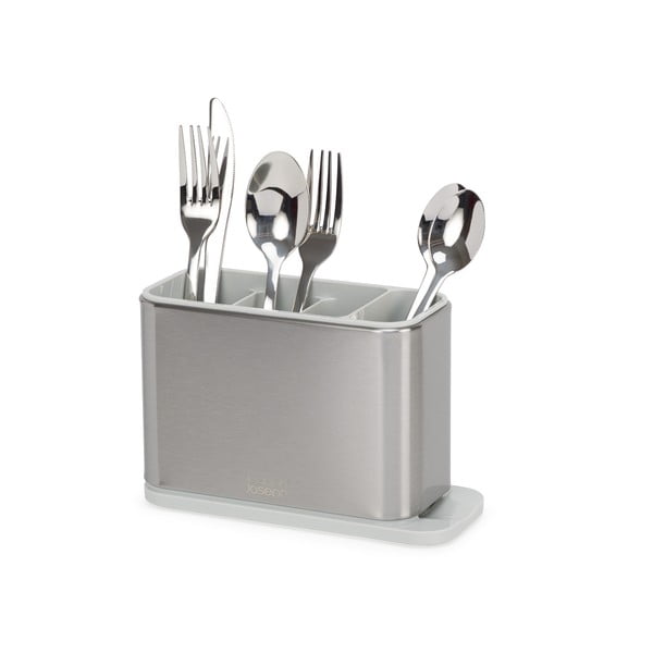 Ezüstszínű fém edényszárító evőeszközökhöz Surface – Joseph Joseph-image-2