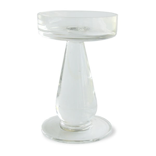 Üveg gyertyatartó, magasság 14 cm - Moycor
