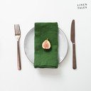 Len szalvéta szett 2 db-os 40x40 cm True Green – Linen Tales