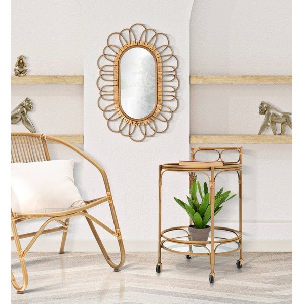 Fém gurulós zsúrkocsi ø 51 cm Panama – Mauro Ferretti-image-1