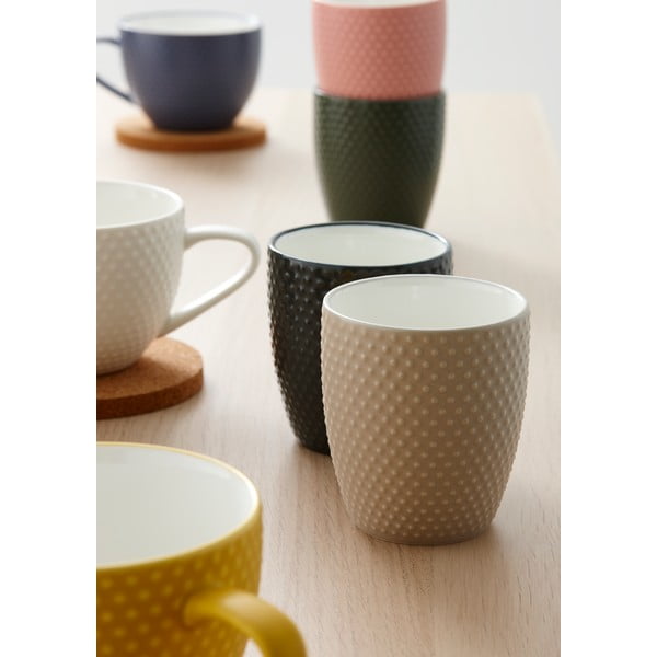 Sötétzöld porcelán bögre 250 ml Abode – Ladelle-image-3