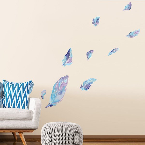Boho Feathers 9 darabos matrica szett - Ambiance-image-1