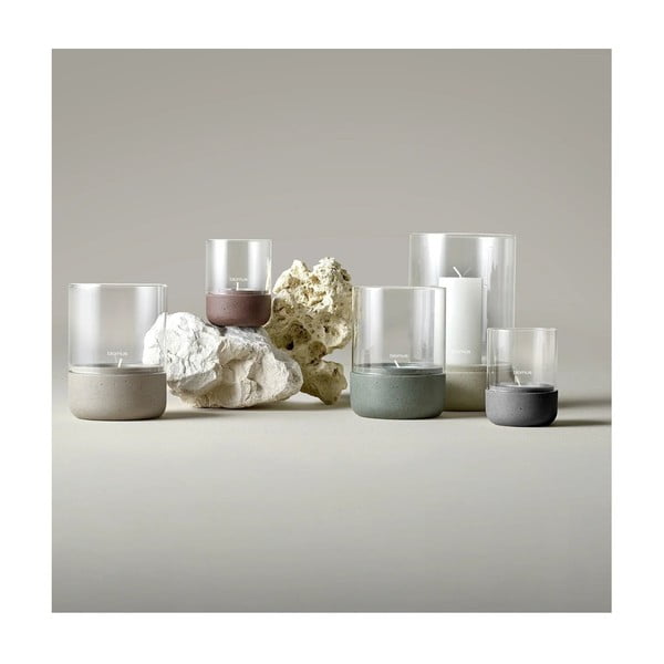 Üveg gyertyatartó készlet teamécseshez 2 db-os Calma – Blomus-image-1