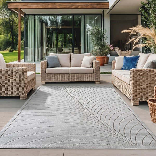 Ezüstszínű kültéri-beltéri szőnyeg 120x170 cm Nova 1204 – Ayyildiz Carpets-image-1