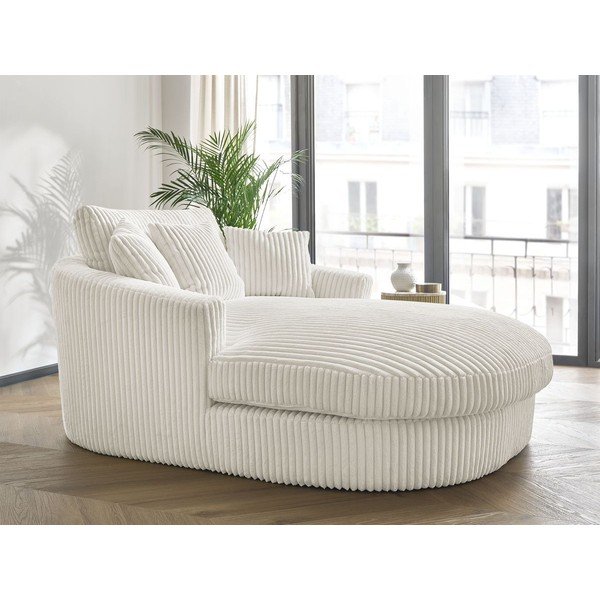 Bézs kordbársony fotel Belem – Bobochic Paris-image-1