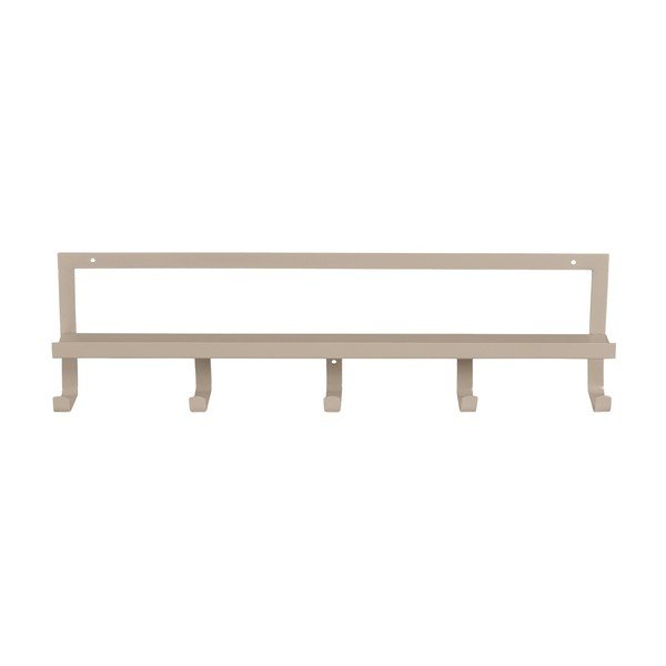 Bézs fali fogas polccal 50 cm Quinn – WOOOD-image-2