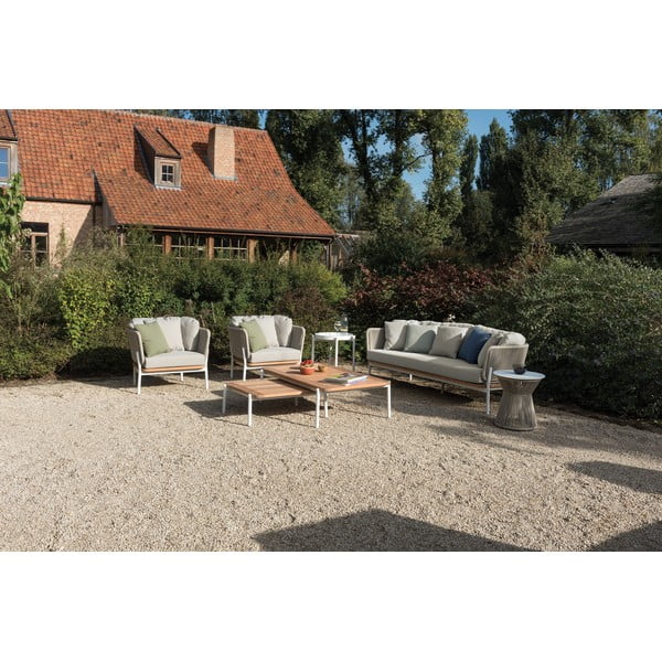 Teakfa kerti dohányzóasztal 75x68 cm Omer – Diphano-image-3