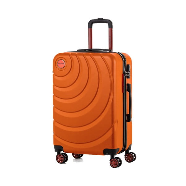 Manhattan narancssárga bőrönd, 71 l - Murano