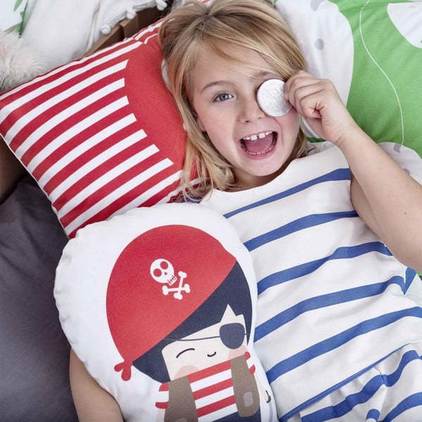 Pirata kispárna 100% pamutból, 40 x 30 cm - Happynois-image-1