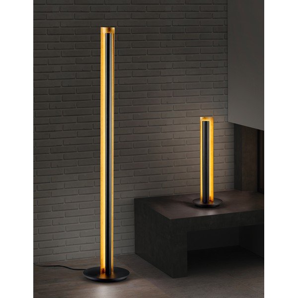 Fekete LED dimmelhető állólámpa (magasság 142,5 cm) Texel – Trio-image-2